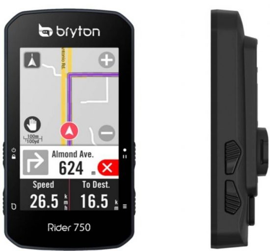 Le GPS Bryton Rider 750, le meilleur GPS de 2020