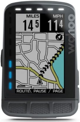 Vue du GPS Wahoo fitness Elemnt Roam