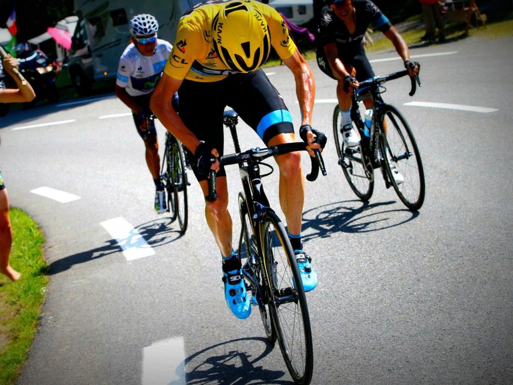 La puissance de Froome lors de l'ascension de la Pierre Saint Martin sur le tour de France 2015.