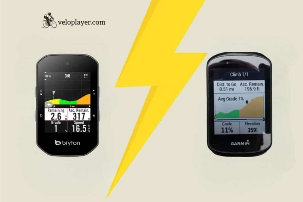 bryton rider s500 vs garmin edge 530