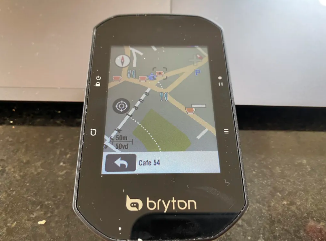 navigation sur bryton s500