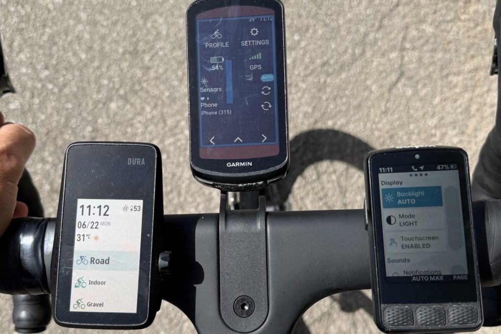 coros dura vs garmin edge 1040 solar